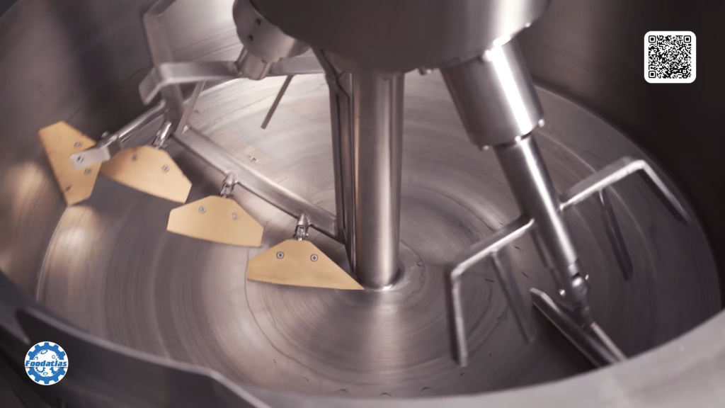 Котел XQC 110 DX - месильный орган для перемешивания продукта.png Котел XQC 110 DX - месильный орган для перемешивания продукта.png