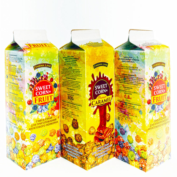 Смесь пищевая SweetCorn клубника/пачка 0,8 кг